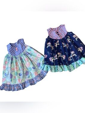 ELEANOR ROSE Set of TWO! Girl's Dresses